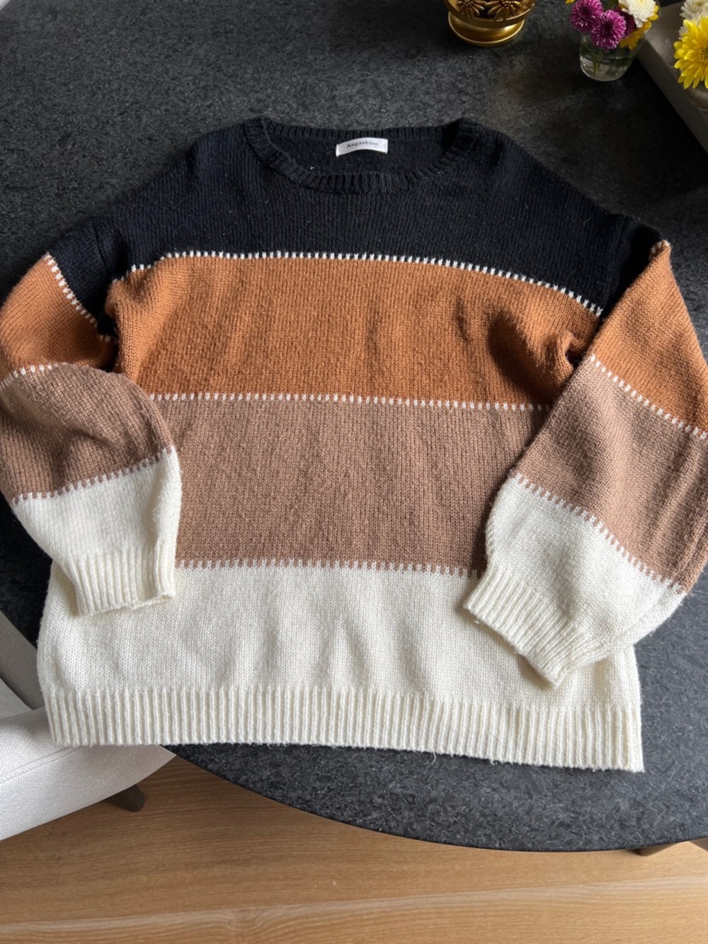 Multi-Color Sweater, Size L